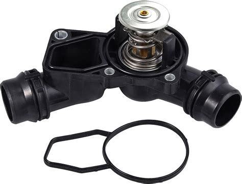 e39 metal thermostat housing 530i|Thermostat With Aluminum Housing .